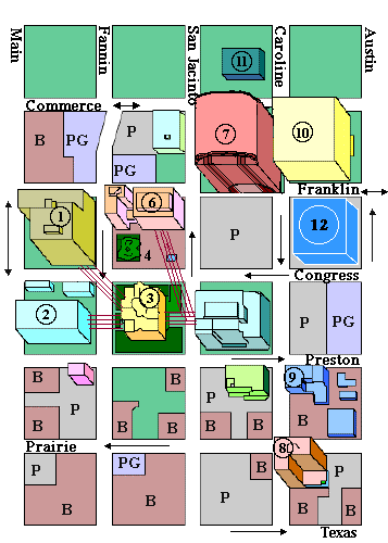 Map of Downtown