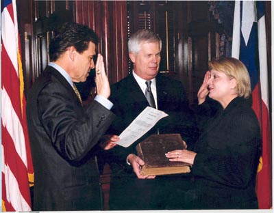 Krocker with Governor Perry